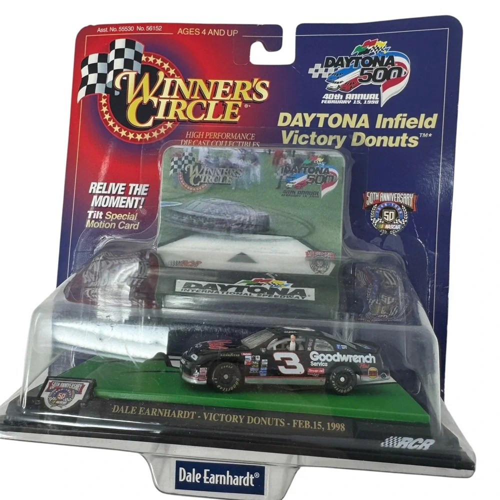 1998 Winner's Circle Dale Earnhardt #3 Daytona 500 Victory Donuts 1:64 NOS